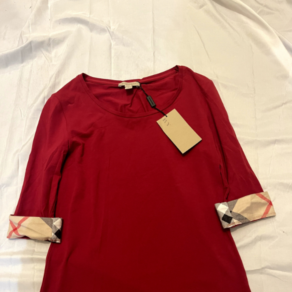 Burberry Red Women's Top S